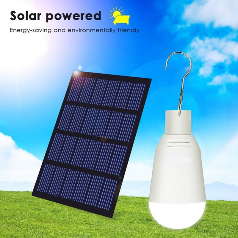 Bec LED cu energie solară